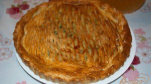 Пирог в дорогу с сыром и зеленью