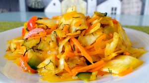 Ароматная КАПУСТА ПО-КОРЕЙСКИ | Очень вкусная, сочная и хрустящая
