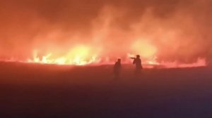 Новые кадры из Забайкальского края, где бушуют мощные природные пожары